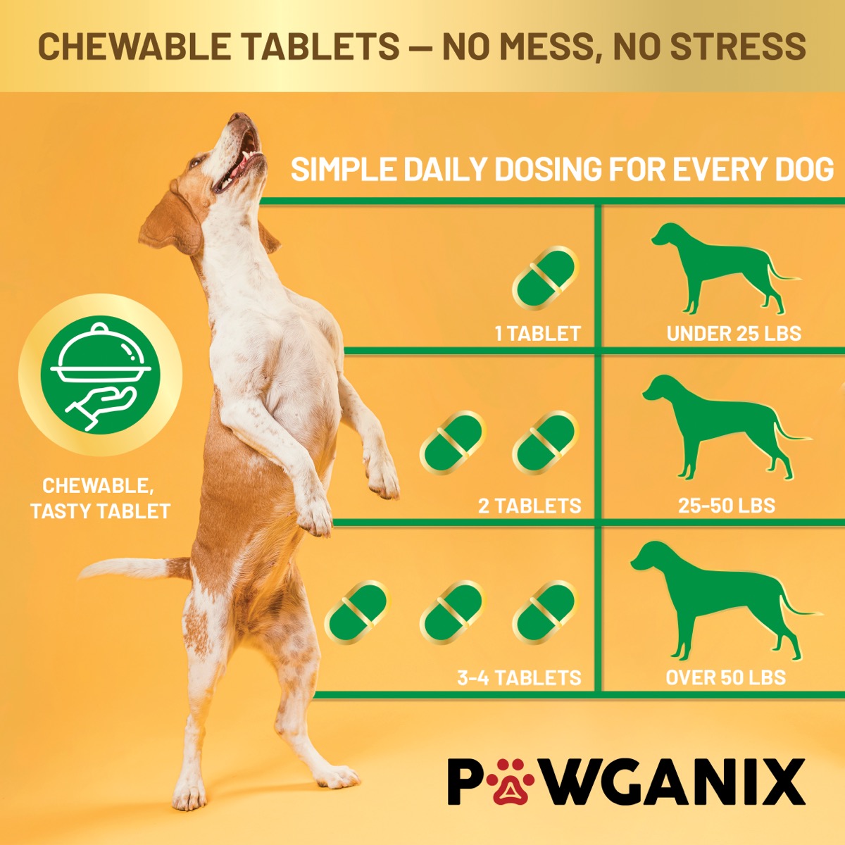 YeastGuard dosage chart